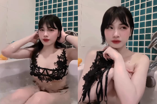 Video tình cảm nồng nàn với cô gái xinh da trắng sáng